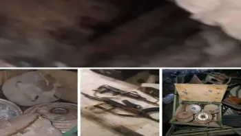 حملة أمنية في الوازعية بتعز تضبط مطلوبين وتعثر على أسلحة وألغام وعبوات ناسفة