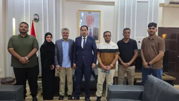 الوزير البكري يؤكد دعمه ومساندته لفرع اتحاد الإعلام الرياضي بعدن