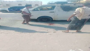 إصابة سائق سيارة لبيع القات اثر إطلاق نار في حضرموت