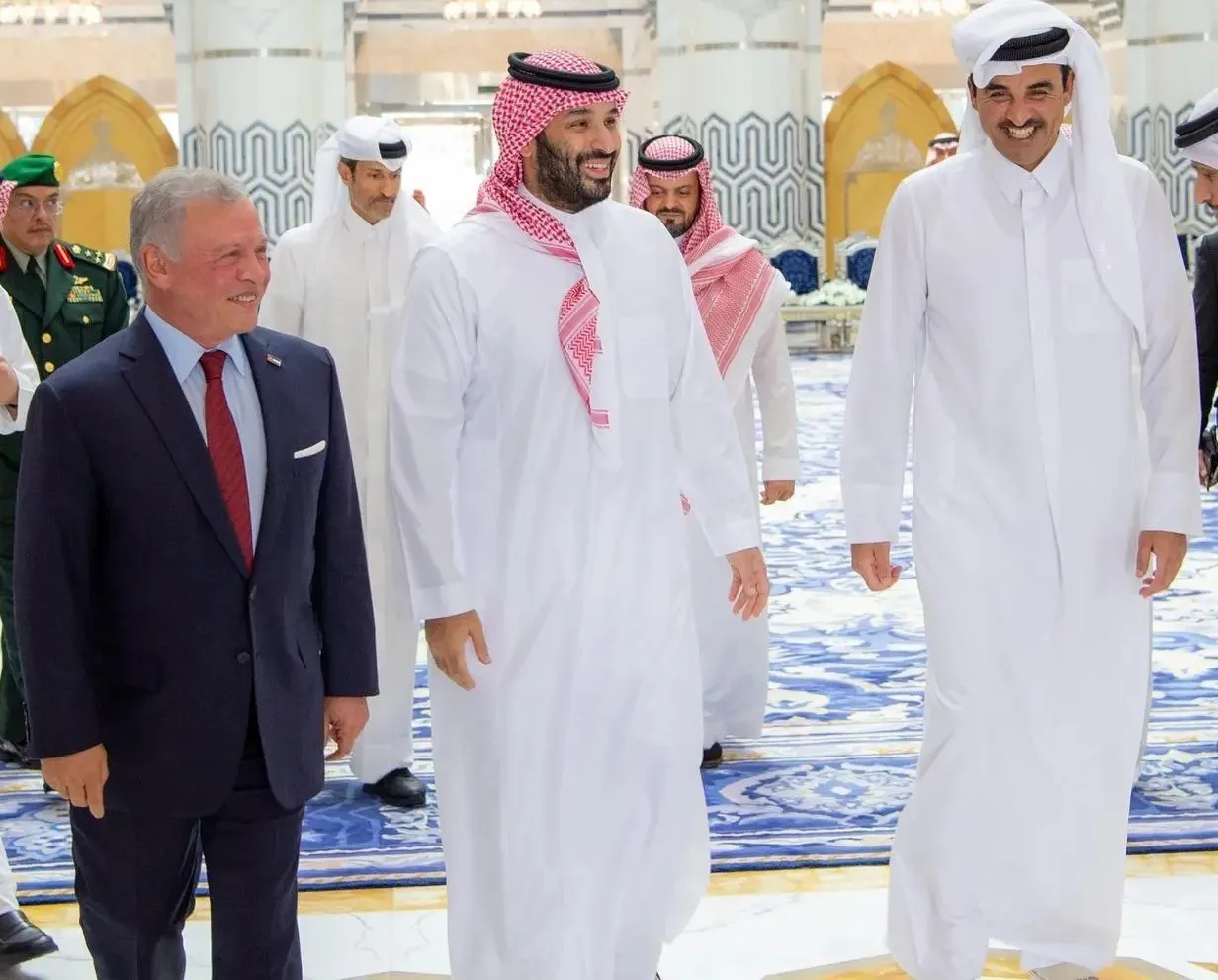 قمة سعودية أردنية قطرية في جدة