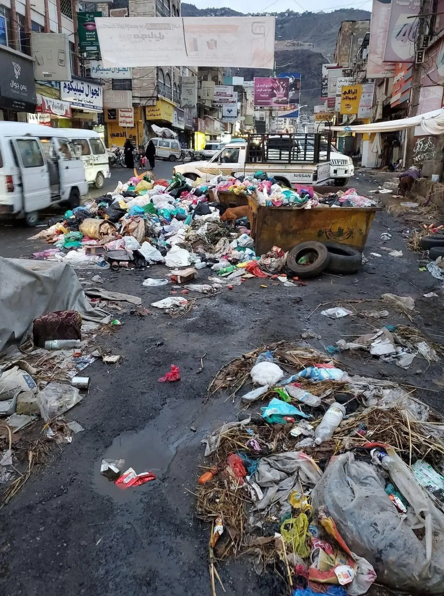 تعز تواجه كارثة سيول متفاقمة بسبب الإهمال البيئي