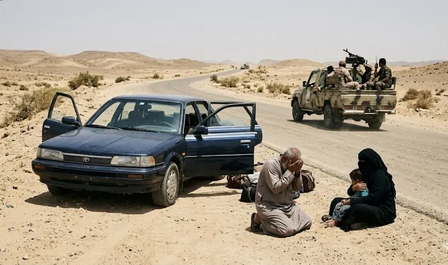 حادثة تقطع مسلح ونهب تستهدف مسافرين على طريق العبر حادثة تقطع مسلح ونهب تستهدف مسافرين على طريق العبر