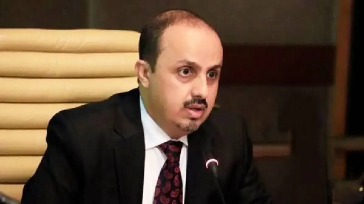 وزير الإعلام: خطاب عبدالملك الحوثي محاولة مكشوفة لقلب الحقائق وتضليل الرأي العام وزير الإعلام: خطاب عبدالملك الحوثي محاولة مكشوفة لقلب الحقائق وتضليل الرأي العام