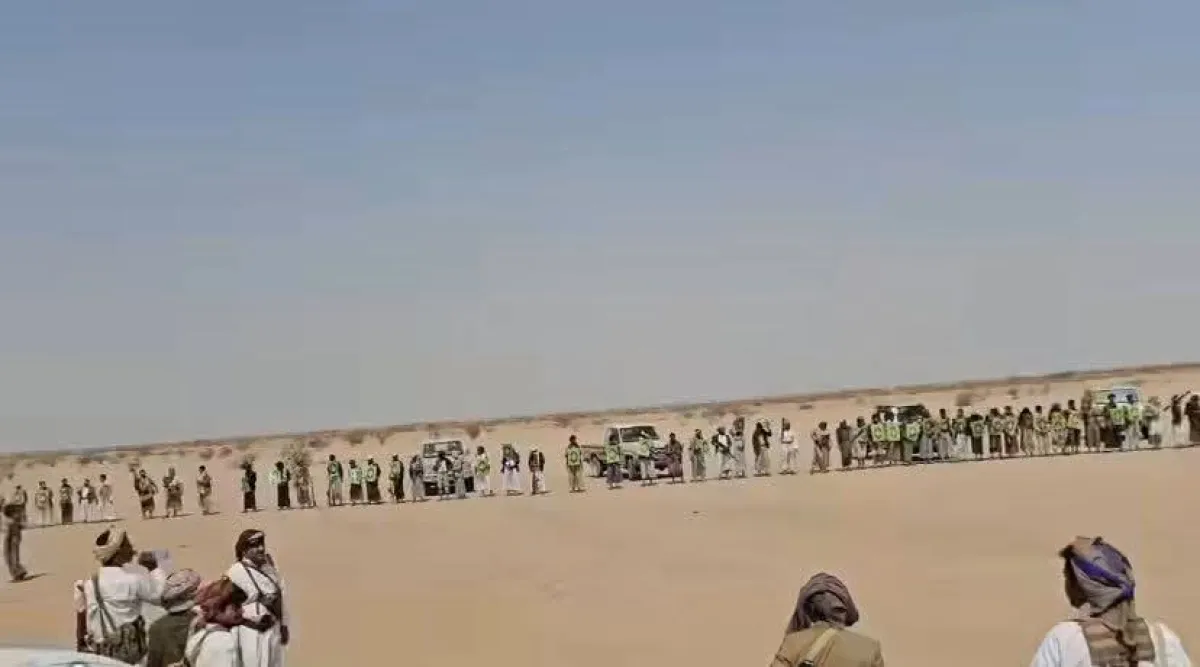 قبائل دهم والجوف تقاطع وقفة مسلحة للحوثيين
