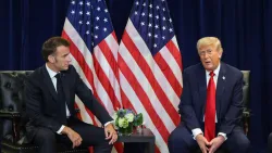 الفيديو المحذوف.. ترامب يسخر من ماكرون بحديث عن "صفعة زوجته"