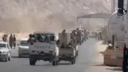 رتل عسكري ضخم من قوات "درع الوطن" يتجه نحو عدن