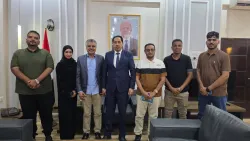 الوزير البكري يؤكد دعمه ومساندته لفرع اتحاد الإعلام الرياضي بعدن
